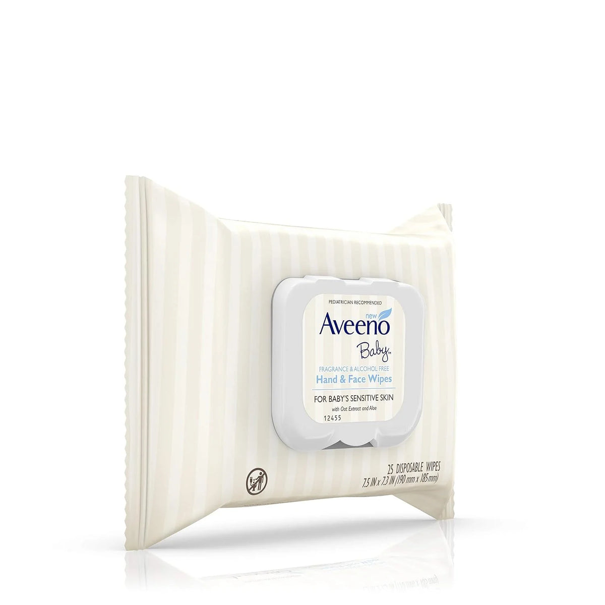 Baby Hand & Face Wipes, 25 Disposable Wipes, Aveeno