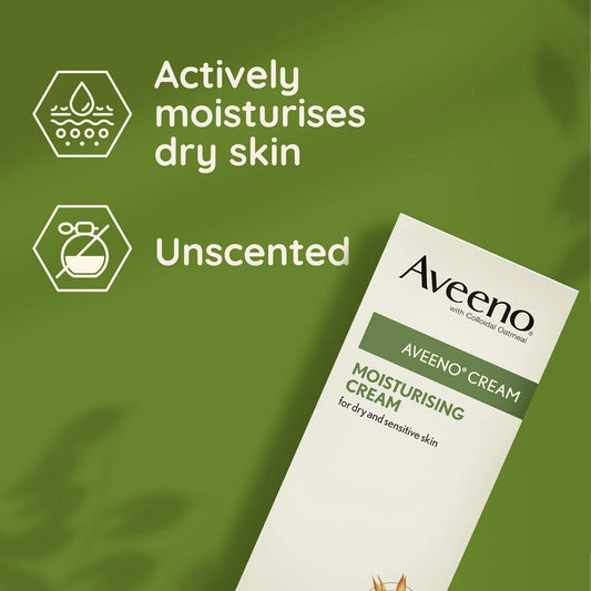 Aveeno Moisturising Cream for Dry and Sensitive Skin (1x 300ml)
