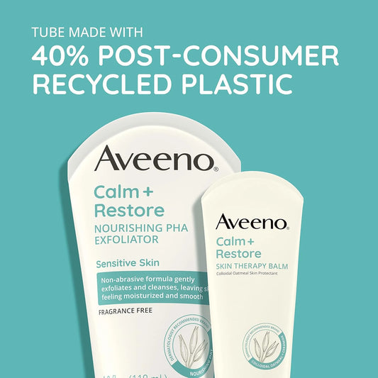 Aveeno Calm + Restore Nourishing PHA Exfoliator, Fragrance-Free, 4 fl oz