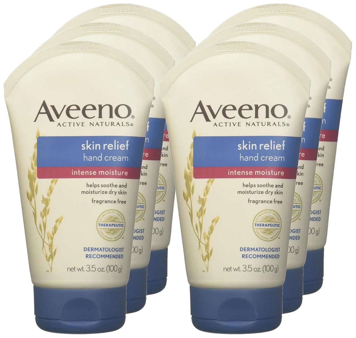 AVEENO Active Naturals Intense Relief Hand Cream 3.50 oz (Pack of 3)
