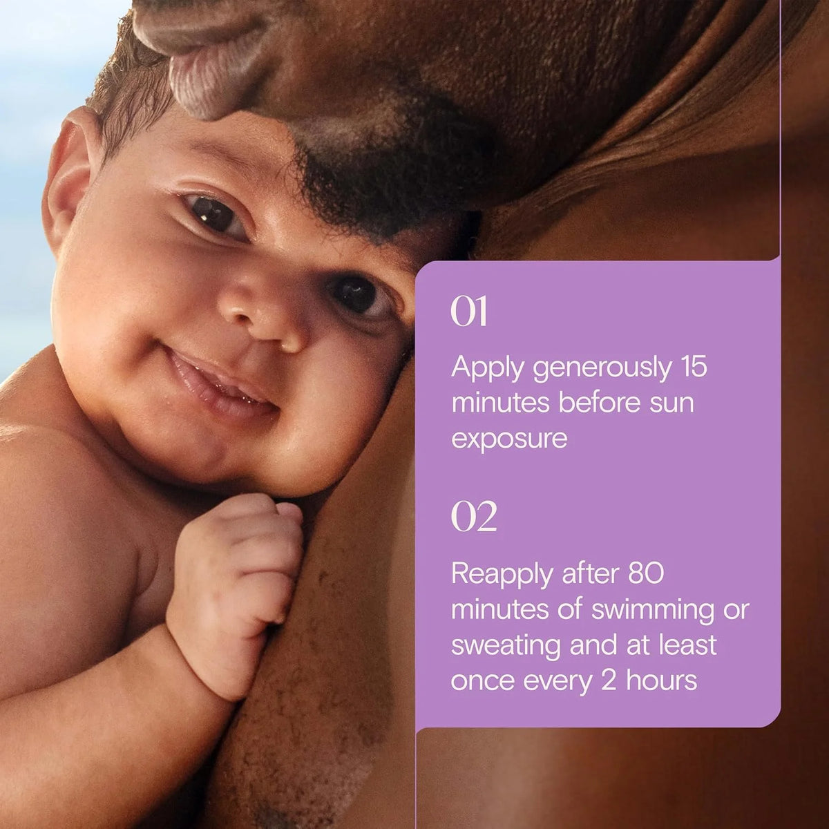 Aveeno Baby Continuous Protection Zinc Oxide Mineral Sunscreen Lotion for Sensitive Skin,Broad Spectrum SPF 50,Tear-Free,Sweat- & Water-Resistant,Paraben-Free,Travel-Size,3 fl. oz,(Pack of 2)