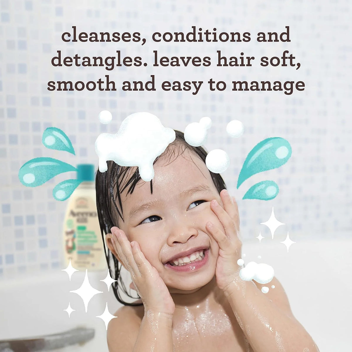 Aveeno Kids Shampoo & Conditioner, Hypoallergenic, 12 fl. oz