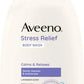 Aveeno Stress Relief Body Wash for Women, Calming Lavender Scent & Prebiotic Oat, Cleanser for Sensitive Dry Skin, Paraben, Dye & Soap-Free, 33 Fl Oz (Pack of 6)