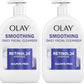 Olay Face Wash Daily Facial Cleanser with Retinol, Peptides and Glycerin, Smoothing and Hydrating Anti Aging Face Wash, Sulfate Free Cream Cleanser for Mature Skin, Daily Use, 16 Oz