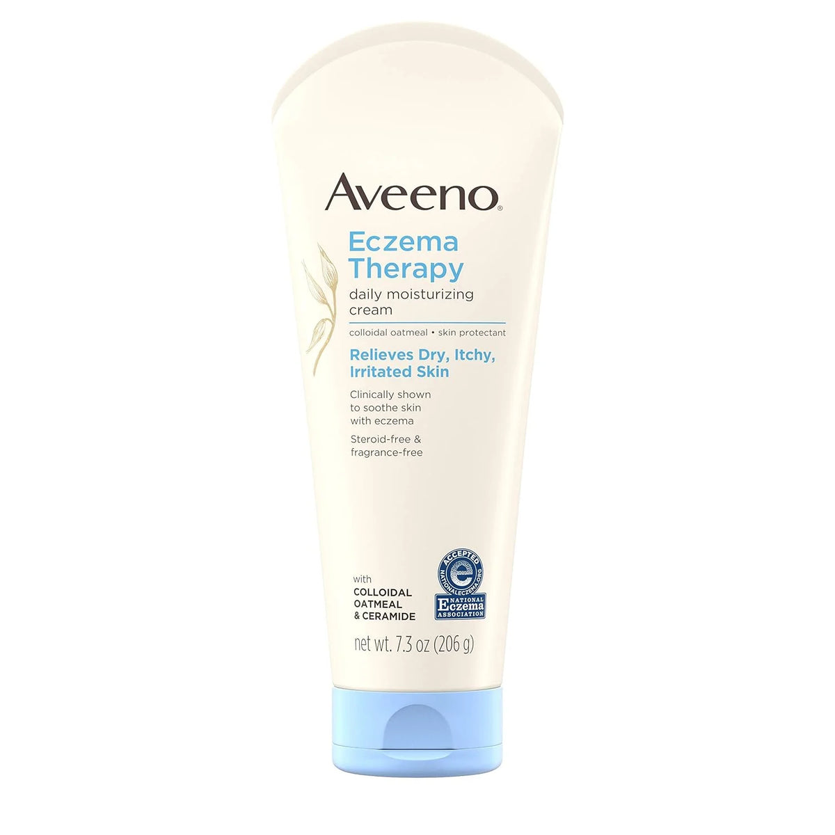 Aveeno Eczema Therapy Daily Moisturizing Body Cream, Fragrance-Free 12 oz