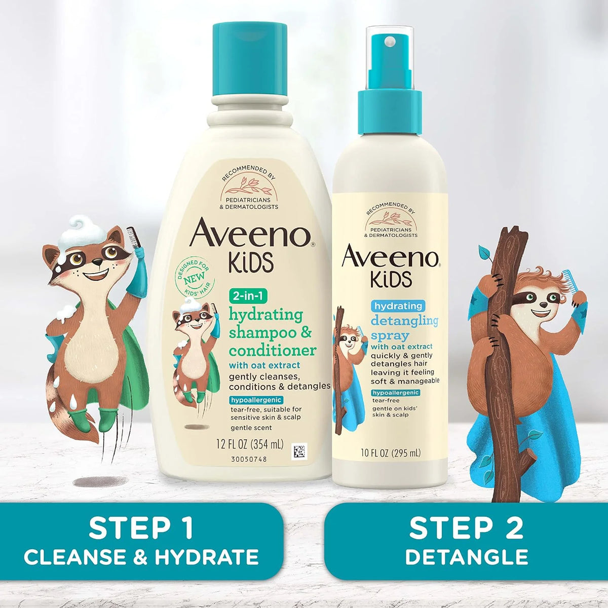 Aveeno Kids Hydrating Hair Detangler Spray, 10 fl. oz