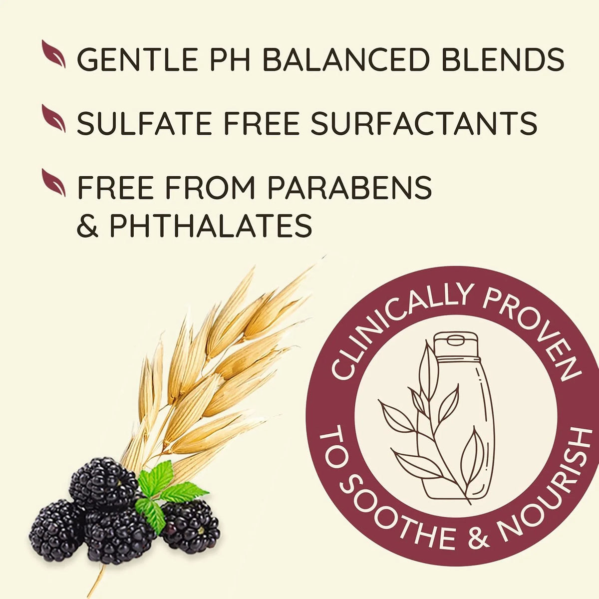 OGX Aveeno Color Protect Strengthen+ Blackberry Quinoa Shampoo, Fresh, 12 Fl Oz