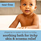 Aveeno Baby Eczema Therapy Soothing Bath Treatment for Relief of Dry, Itchy & Irritated Skin, Made with Natural Colloidal Oatmeal, Fragrance-, Paraben-, Steroid- & Tear-Free, 5 ct