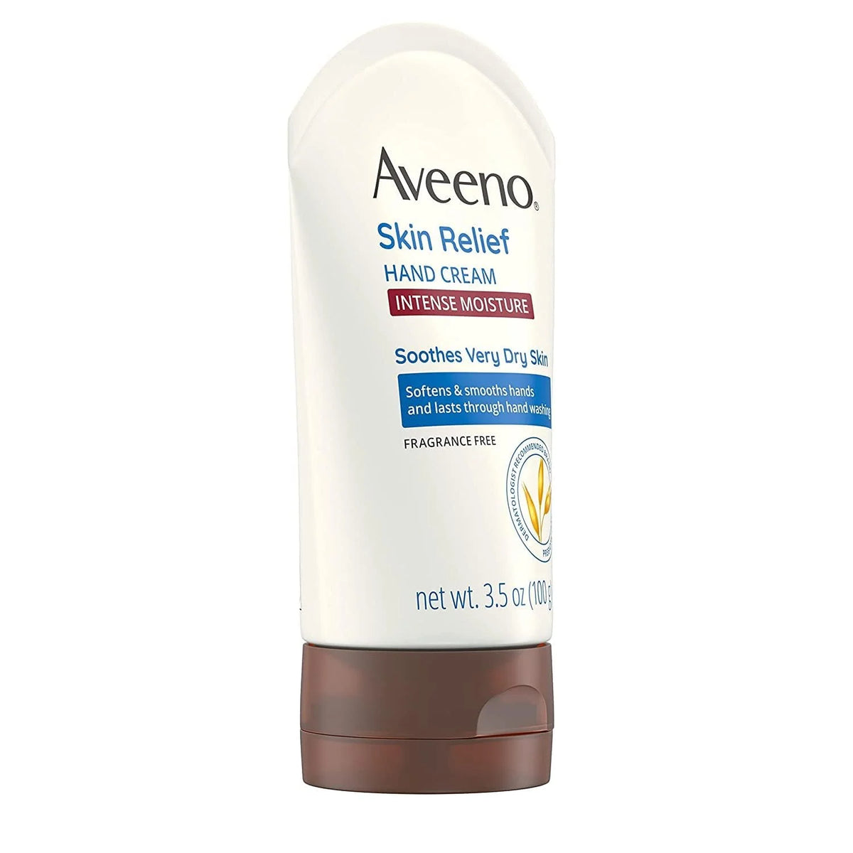 Aveeno Skin Relief Intense Moisture Hand Cream, Fragrance-Free, 3.5 oz