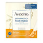 Aveeno Repairing CICA Foot Mask with Prebiotic Oat and Shea Butter, Moisturizing Foot Mask for Extra Dry Skin, 6 Pairs of Single-Use Slippers