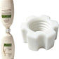 Lotion Coupling Connector, Transfer Adapter for Aveeno, Curel Standard Lotion, Screw‑On Coupling Fitting to Recycle Residual Contents and Reduce Waste