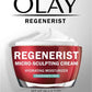 Olay Face Moisturizer, Regenerist Micro-Sculpting Facial Cream for Women - Anti-Aging, Anti-Wrinkle, Firming Skin Care - Triple Collagen Cream, Peptide Moisturizer, Hyaluronic Acid, Niacinamide, 1.7oz