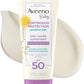 Aveeno Baby Continuous Protection Zinc Oxide Mineral Sunscreen Lotion for Sensitive Skin,Broad Spectrum SPF 50,Tear-Free,Sweat- & Water-Resistant,Paraben-Free,Travel-Size,3 fl. oz,(Pack of 2)