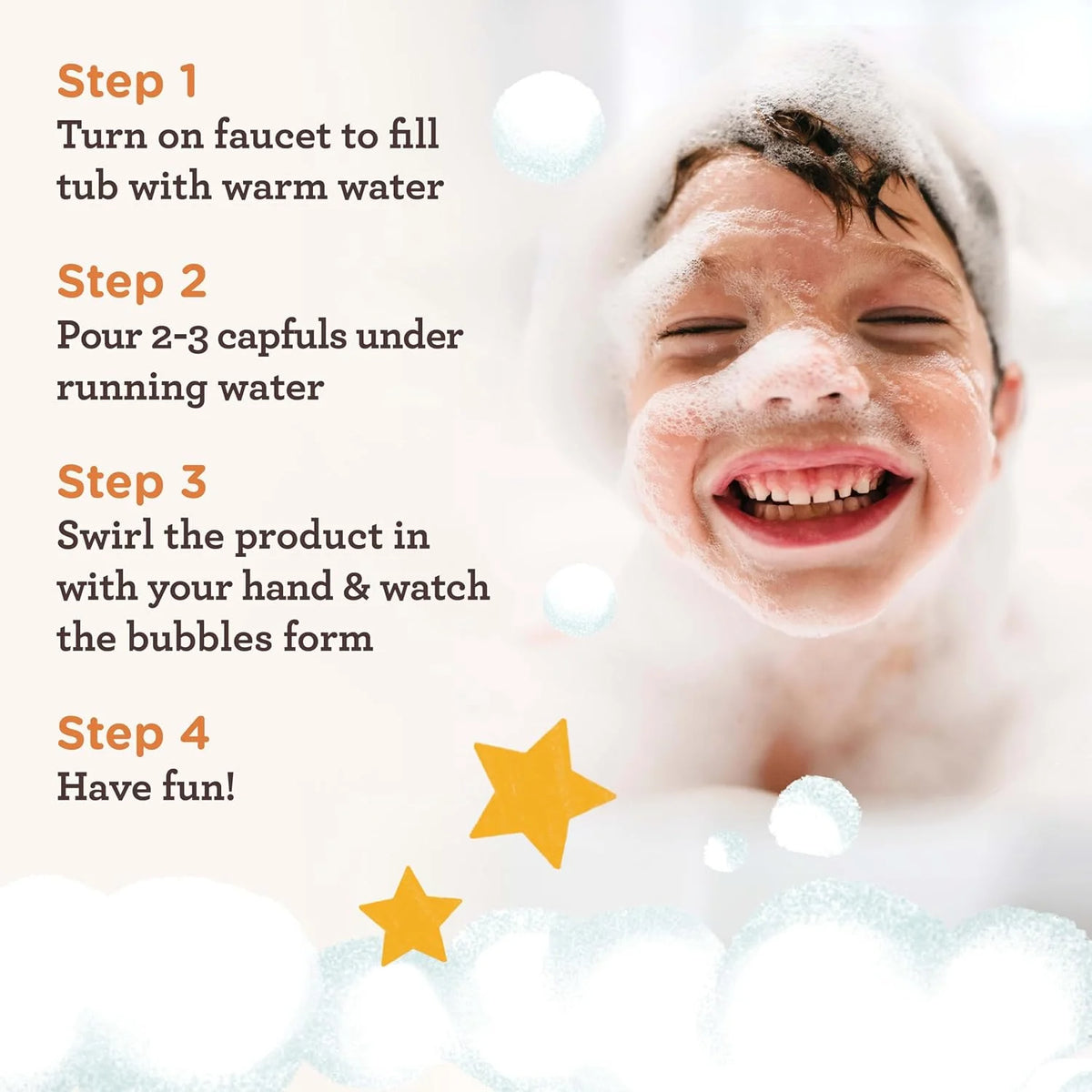 Aveeno Kids Bubble Bath, Sensitive Skin, 19.2 fl. oz, 19.2 Fl Oz (Pack of 12)