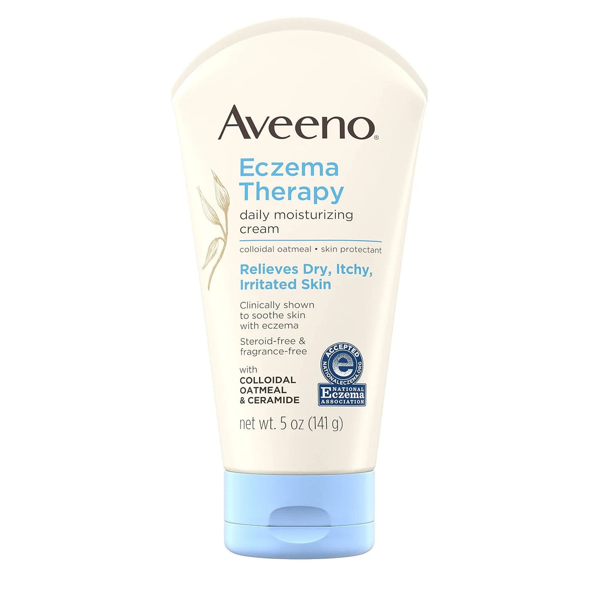 Aveeno Eczema Therapy Daily Moisturizing Body Cream, Fragrance-Free 12 oz