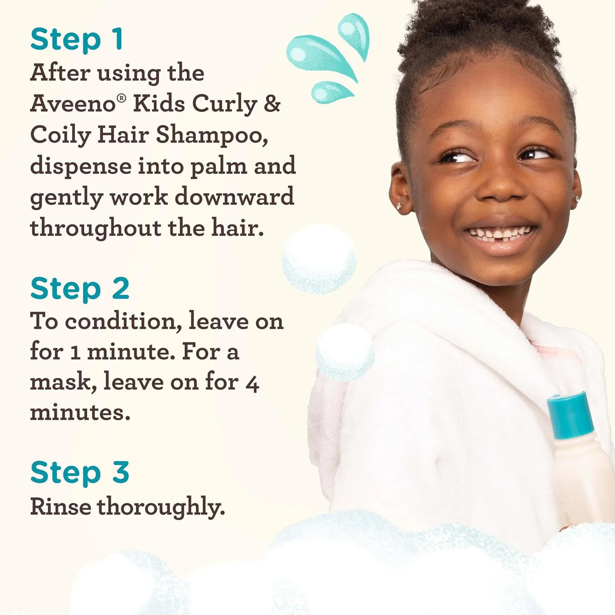Aveeno Kids Curly Hair Conditioner, 12 fl. oz