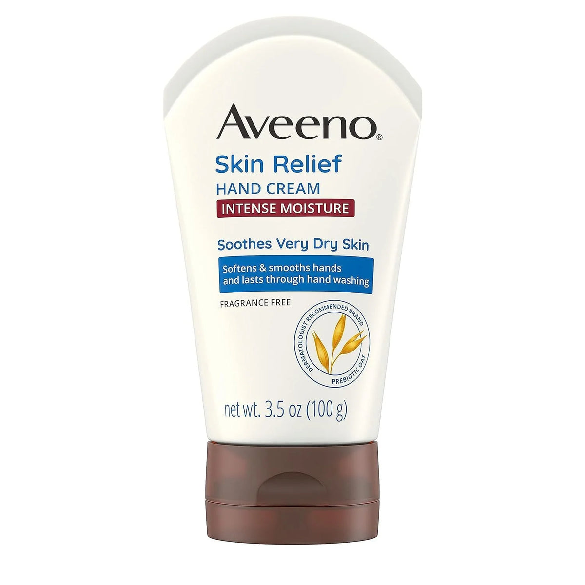 Aveeno Skin Relief Intense Moisture Hand Cream, Fragrance-Free, 3.5 oz