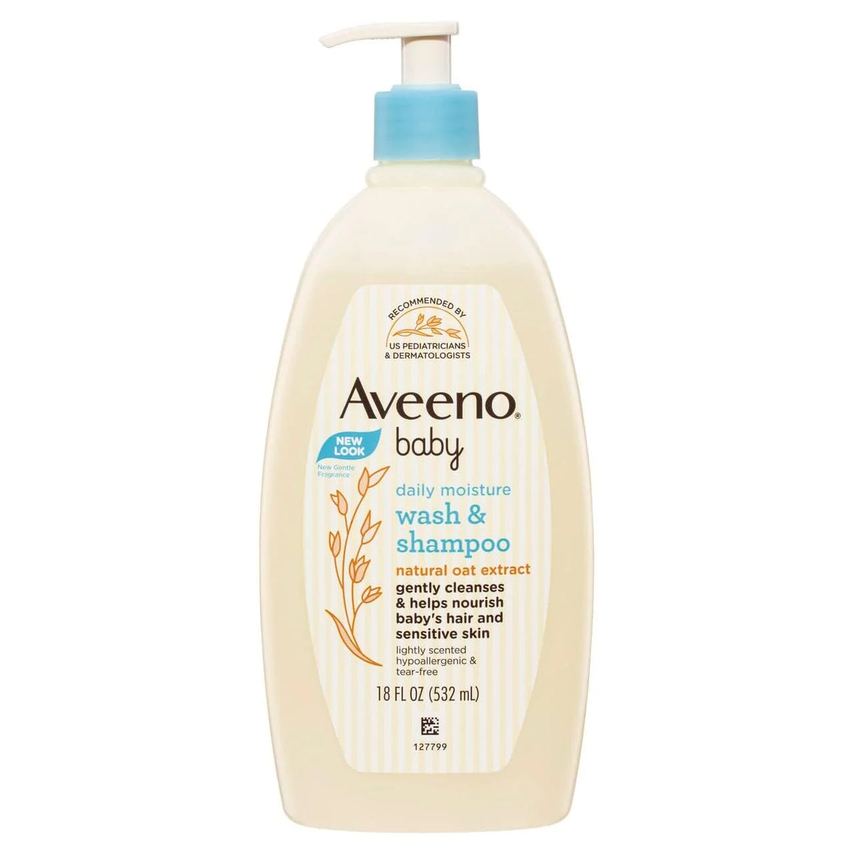 Aveeno Baby Gentle Body Wash & Shampoo, 3 Pack, 3 x 18 fl. oz