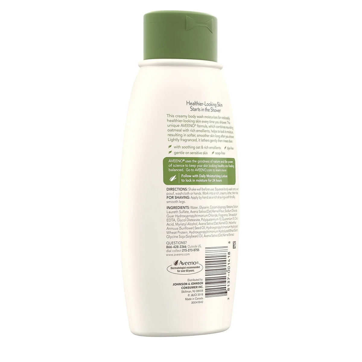 Aveeno Daily Moisturizing Body Wash, 12 Fl Oz