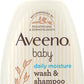 Aveeno Baby Daily Moisturizing Wash & Shampoo, Coconut Scent, 12 fl oz