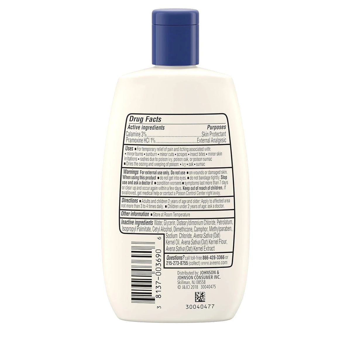 Aveeno Anti-Itch Concentrated Lotion with Calamine and Triple Oat Complex, Skin Protectant for Fast-Acting Itch Relief from Poison Ivy, Insect Bites, Chicken Pox, and Allergic Itches, 4 fl. oz