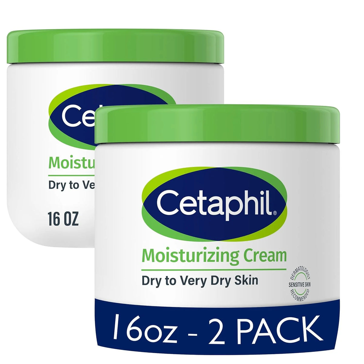 Cetaphil Moisturizing Cream, Face & Body, Sensitive Dry Skin, 8.8oz