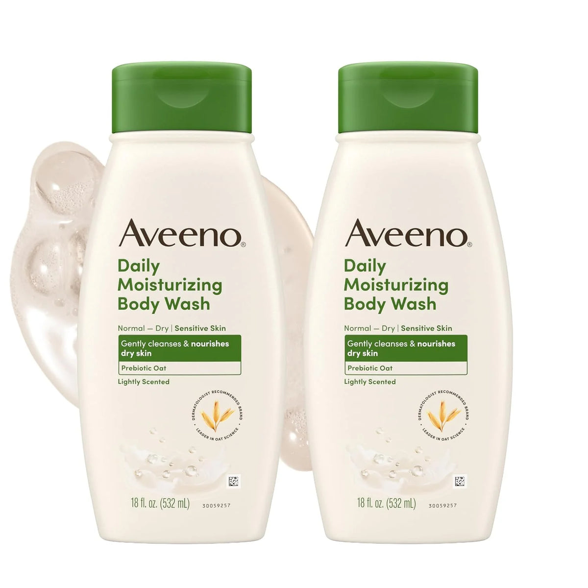Aveeno Daily Moisturizing Body Wash, 12 Fl. Oz, Pack of 3