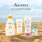 Aveeno Protect + Hydrate Sunscreen Moisturizing Lotion with Prebiotic Oat,Broad Spectrum SPF60,Paraben,& Oil Free,Weightless,Water & Sweat Resistant (80-min) for Sensitive Skin,12 Fl Oz,(Pack of 2)