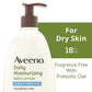 Aveeno Sheer Hydration Fragrance-Free Daily Moisturizing Lotion with Prebiotic Oat for Dry Skin, Lightweight, Fast-Absorbing Body Moisturizer Nourishes Skin with 48-hour Moisture, 18 fl oz (Pack of 2)