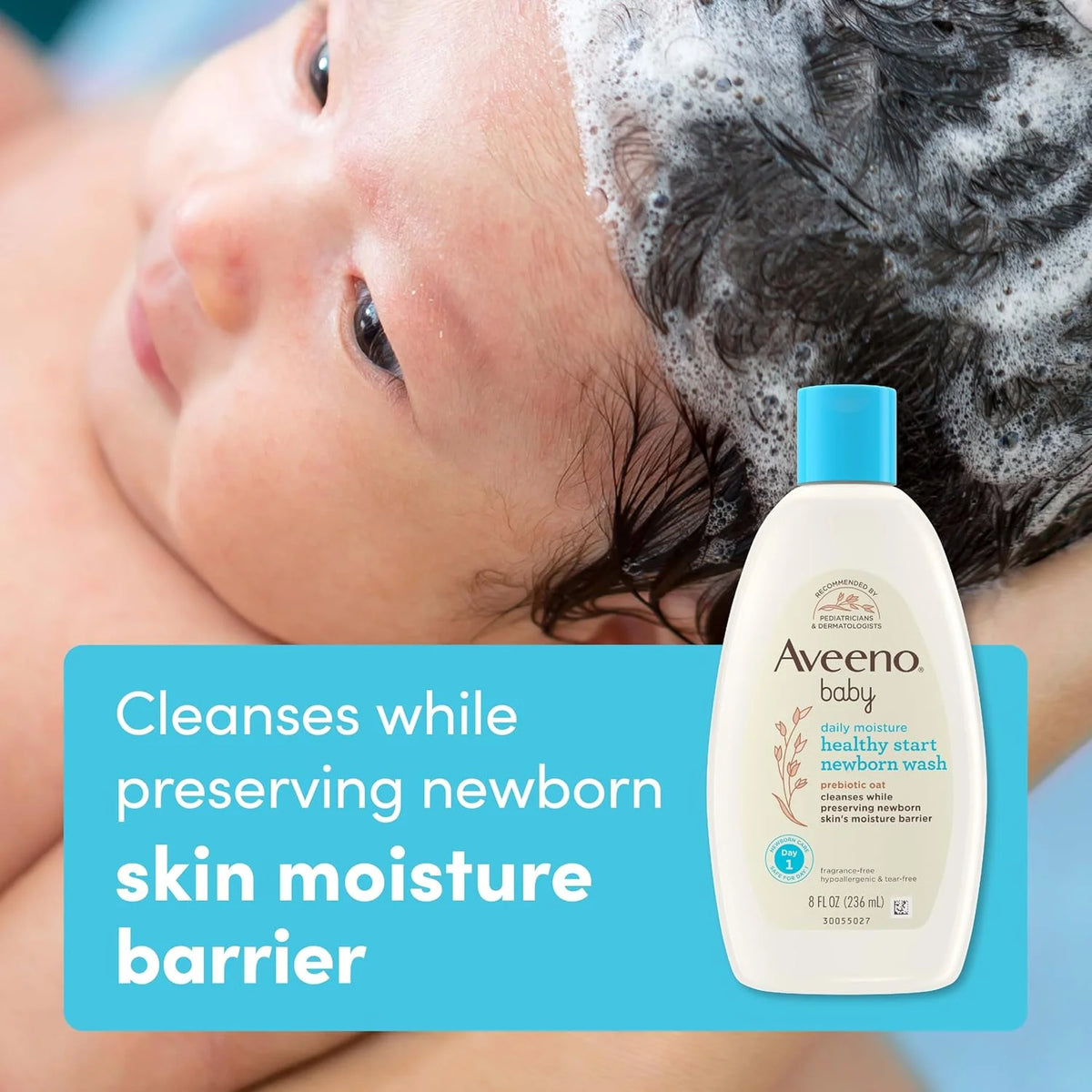 Aveeno Baby Healthy Start Nourishing Newborn Wash, 8 fl. oz