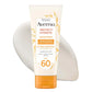 Aveeno Protect + Hydrate Sunscreen Moisturizing Lotion with Prebiotic Oat,Broad Spectrum SPF60,Paraben,& Oil Free,Weightless,Water & Sweat Resistant (80-min) for Sensitive Skin,12 Fl Oz,(Pack of 2)