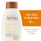 Aveeno Apple Cider Vinegar Sulfate-Free Conditioner for Balance & High Shine, Daily Moisturizing & Scalp Soothing Conditioner for Oily or Dull Hair, Paraben & Dye-Free, 12oz (Pack of 2)
