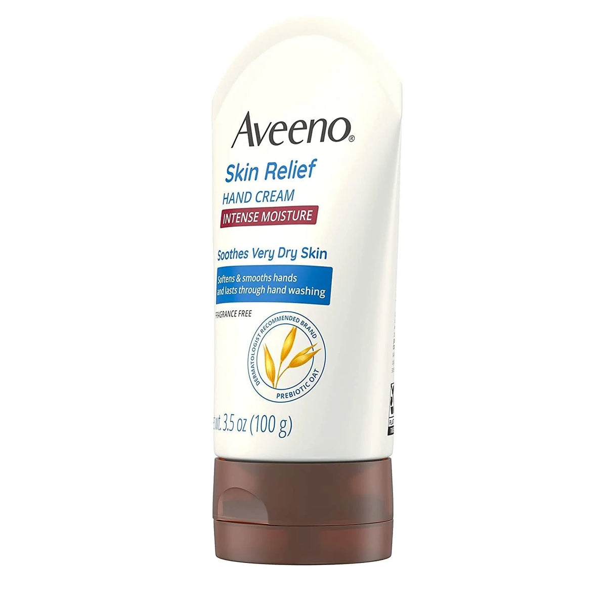 Aveeno Skin Relief Intense Moisture Hand Cream, Fragrance-Free, 3.5 oz
