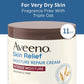 Aveeno Skin Relief Intense Moisture Repair Body Cream with Triple Oat &Shea Butter Formula,Moisturizing Cream Heals&Restores Very Dry Skin w/Long-Lasting Moisture,Fragrance-Free, 11 Ounce (Pack of 12)
