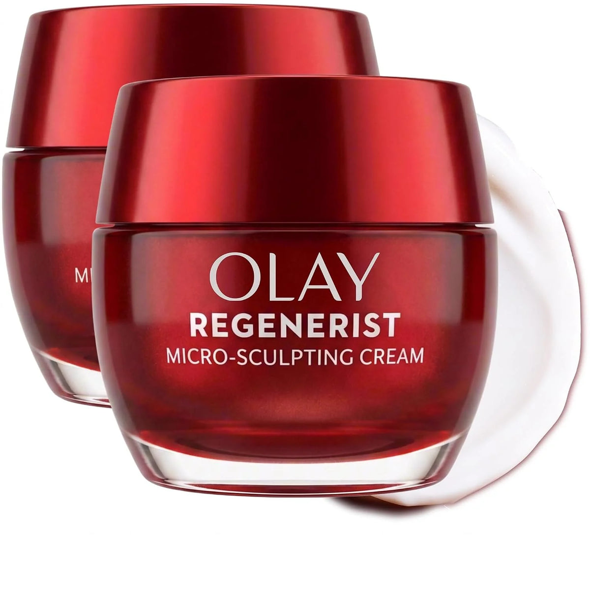 Olay Face Moisturizer, Regenerist Micro-Sculpting Facial Cream for Women - Anti-Aging, Anti-Wrinkle, Firming Skin Care - Triple Collagen Cream, Peptide Moisturizer, Hyaluronic Acid, Niacinamide, 1.7oz