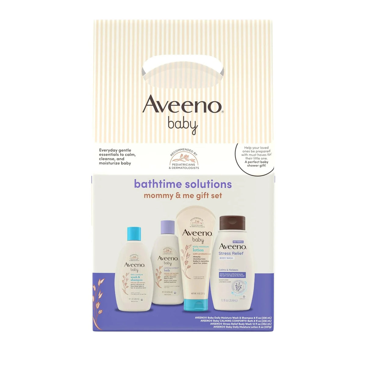 Aveeno Baby Welcome Little One Gift Set, Baby Essentials Set, 5 Items