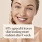 Aveeno Positively Radiant Skin Brightening Exfoliating Daily Facial Scrub, Moisture-Rich Soy Extract, helps improve skin tone & texture, Oil-& Soap-Free, Hypoallergenic, Travel Size, 2 oz, (Pack of 2)