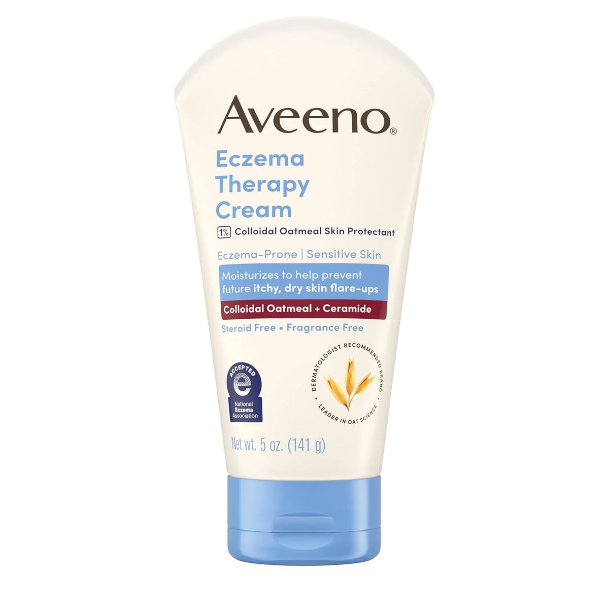 Aveeno Eczema Therapy Daily Moisturizing Body Cream, Fragrance-Free 12 oz