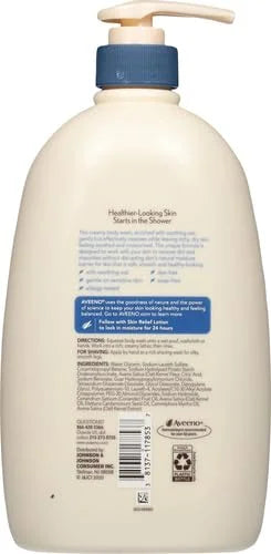 Aveeno Skin Relief Body Wash, Fragrance-Free, 33 fl. oz
