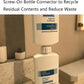 Lotion Coupling Connector, Transfer Adapter for Aveeno, Curel Standard Lotion, Screw‑On Coupling Fitting to Recycle Residual Contents and Reduce Waste