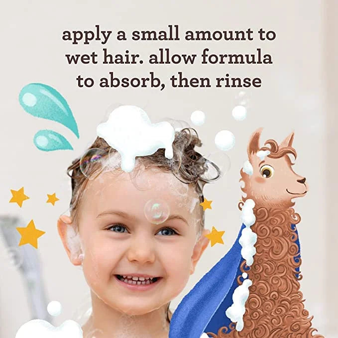 AVEENO BABY Kids Curly Hair Shampoo and Conditioner Set, 12 fl. Oz each with Oat Extract & Shea Butter, Hydrating, Hypoallergenic, Moisturizing for Defined Curls, Gentle for Kids' Developing Hair