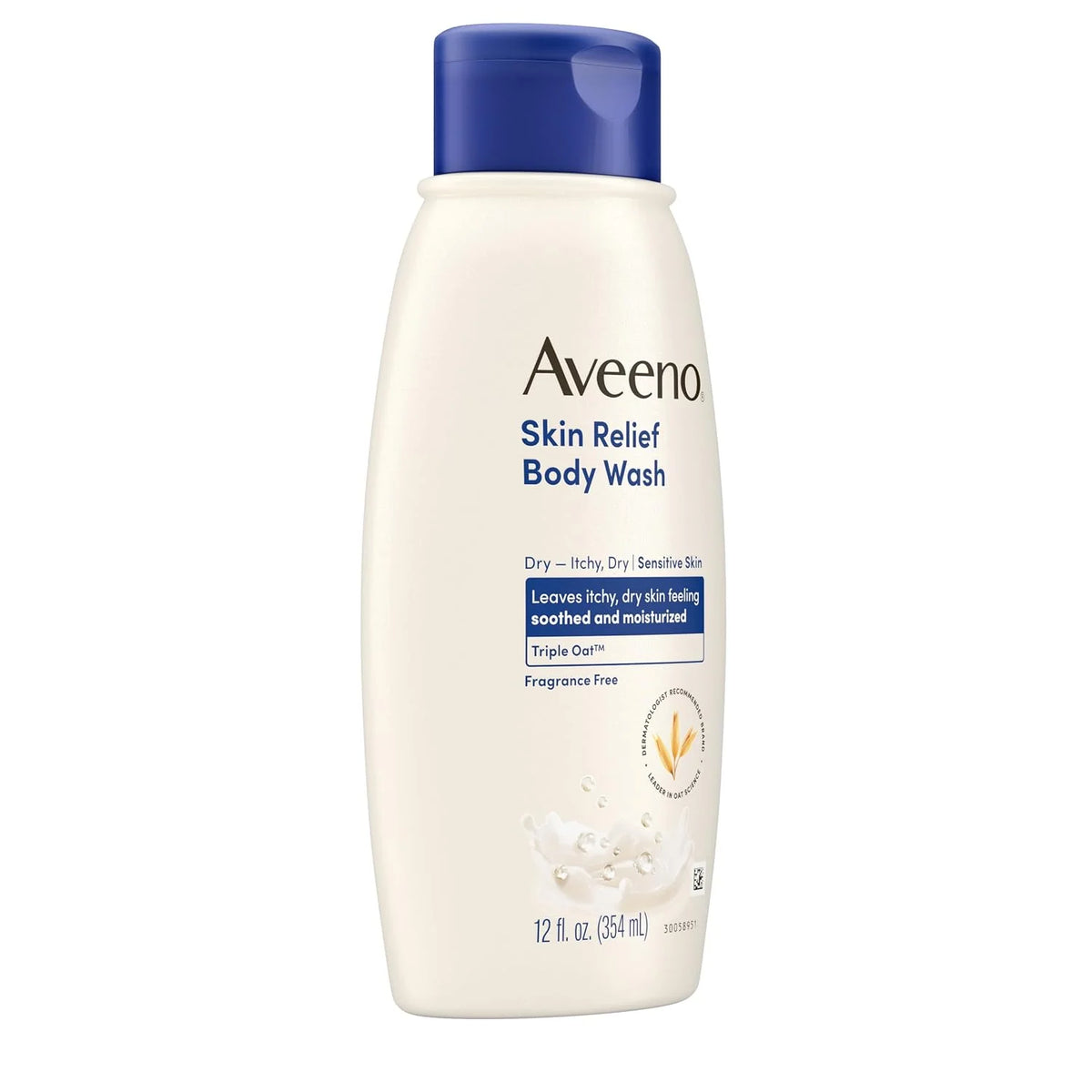 Aveeno Skin Relief Body Wash, Fragrance-Free, 12 fl. oz