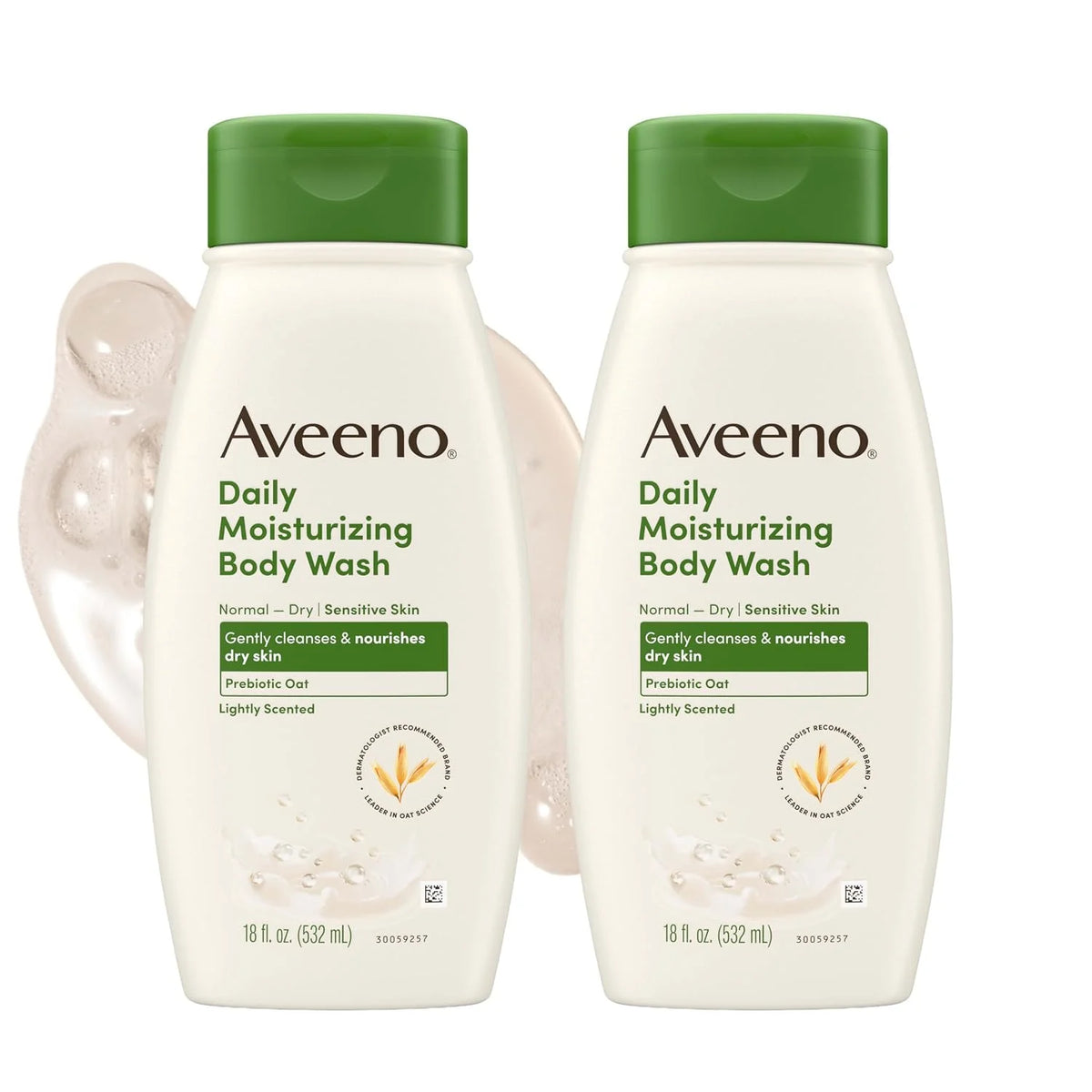 Aveeno Daily Moisturizing Body Wash, 12 Fl. Oz, Pack of 3