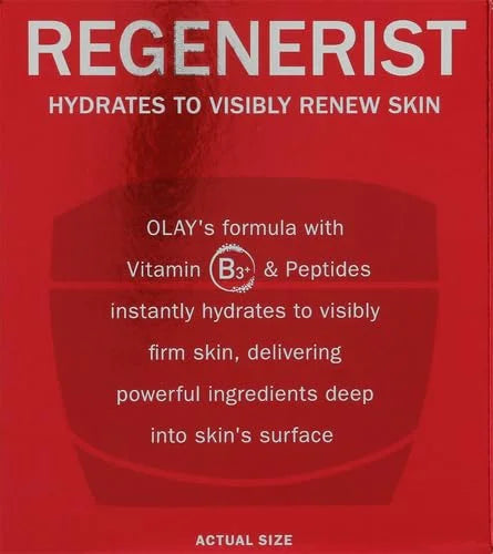 Olay Face Moisturizer, Regenerist Micro-Sculpting Facial Cream for Women - Anti-Aging, Anti-Wrinkle, Firming Skin Care - Triple Collagen Cream, Peptide Moisturizer, Hyaluronic Acid, Niacinamide, 1.7oz