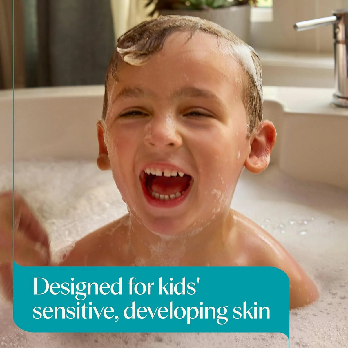 Aveeno Kids Sensitive Skin Face and Body Wash with Oat Extract,Gently Washes Away Dirt and Germs Without Drying,Tear-Free,Hypoallergenic Kids Body Wash,18 fl. oz,(Pack of 4)