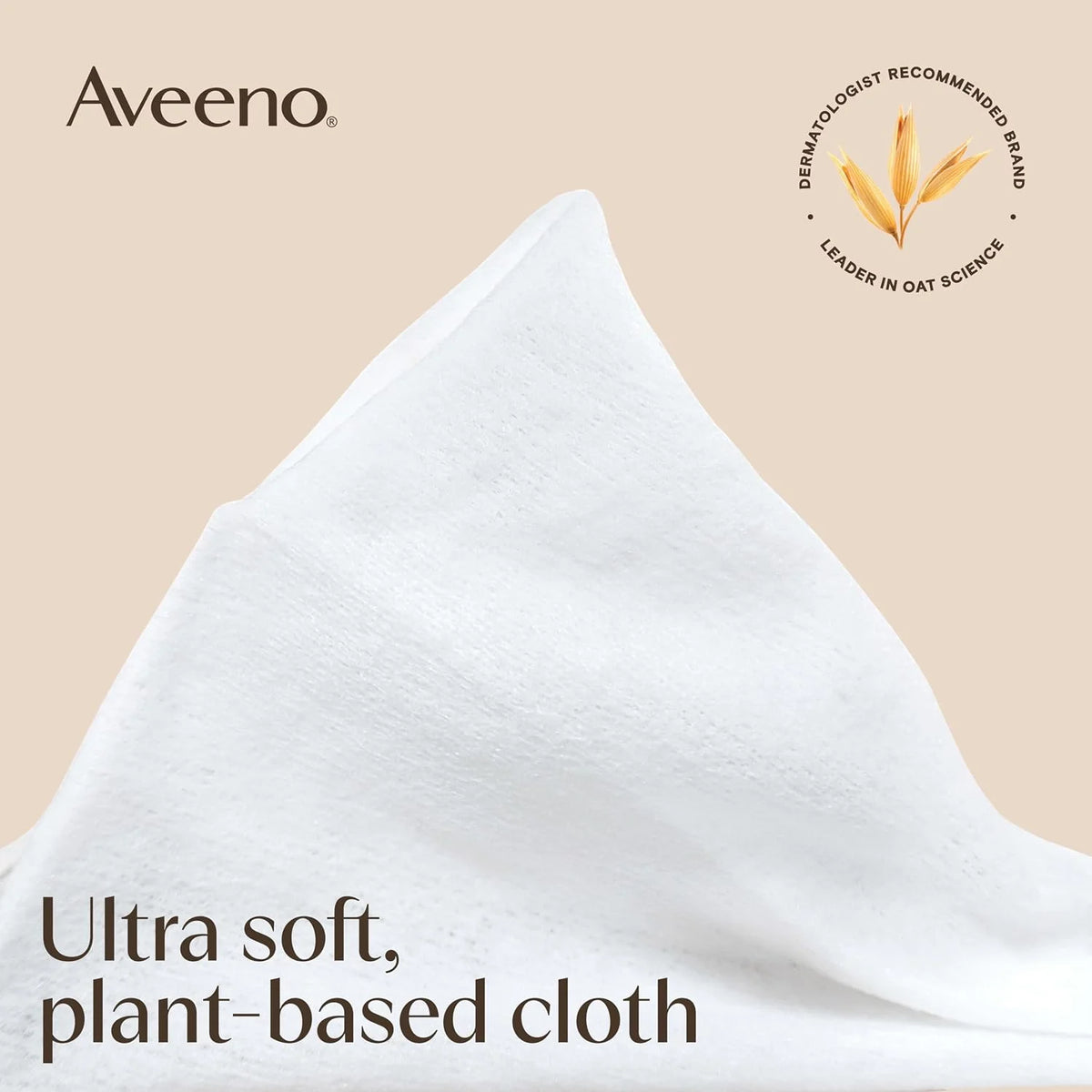 Aveeno Calm + Restore Unscented Makeup Remover Face Wipes, Fragrance Free Facial Cleansing Towelettes with Oat Extract & Calming Feverfew Leave Skin Feeling Soothed, Alcohol Free, 25 ct (Pack of 6)