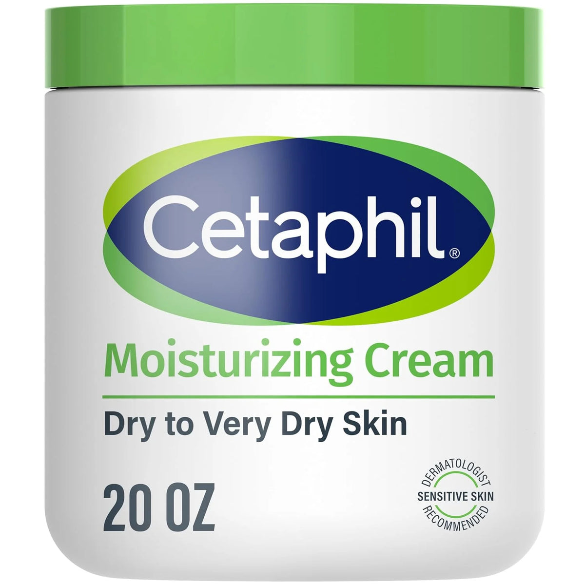 Cetaphil Moisturizing Cream, Face & Body, Sensitive Dry Skin, 8.8oz