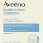 Aveeno Fragrance Free Soothing Bath Treatment, 100% Natural Colloidal Oatmeal, Sensitive Skin Bath Soak for Relief of Dry, Itchy, Irritated Skin Due to Eczema & Hives, Bath Packets, 8 ct. (Pack of 2)