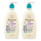 Aveeno Kids Sensitive Skin Face and Body Wash with Oat Extract,Gently Washes Away Dirt and Germs Without Drying,Tear-Free,Hypoallergenic Kids Body Wash,18 fl. oz,(Pack of 4)